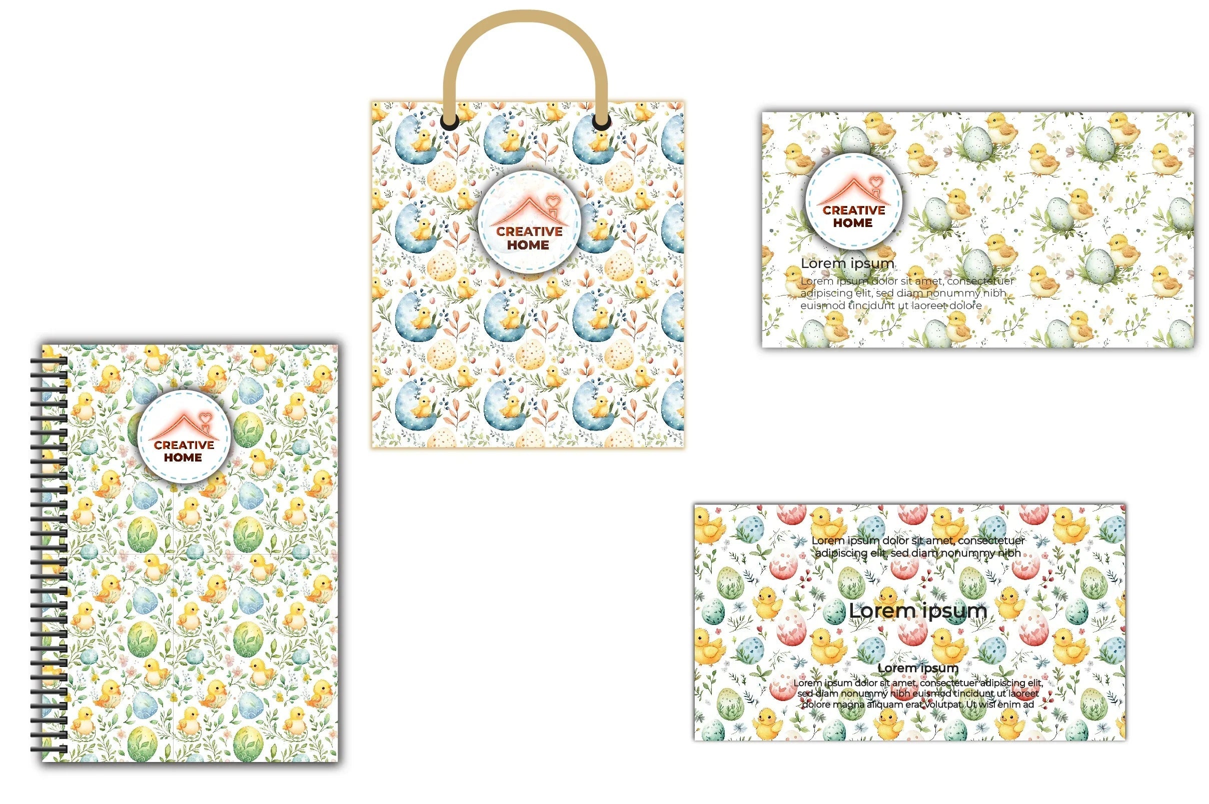 Easter Chicks Eggs Flowers Clipart Bundle - CraftNest - Digital Crafting and Art