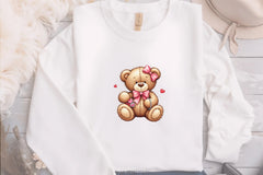 Valentine's Day Teddy Bear Clipart Bundle 3 - CraftNest - Digital Crafting and Art