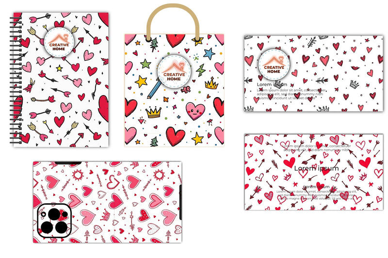 Hearts, Arrows, Stars & Crowns Clipart Bundle - CraftNest - Digital Crafting and Art