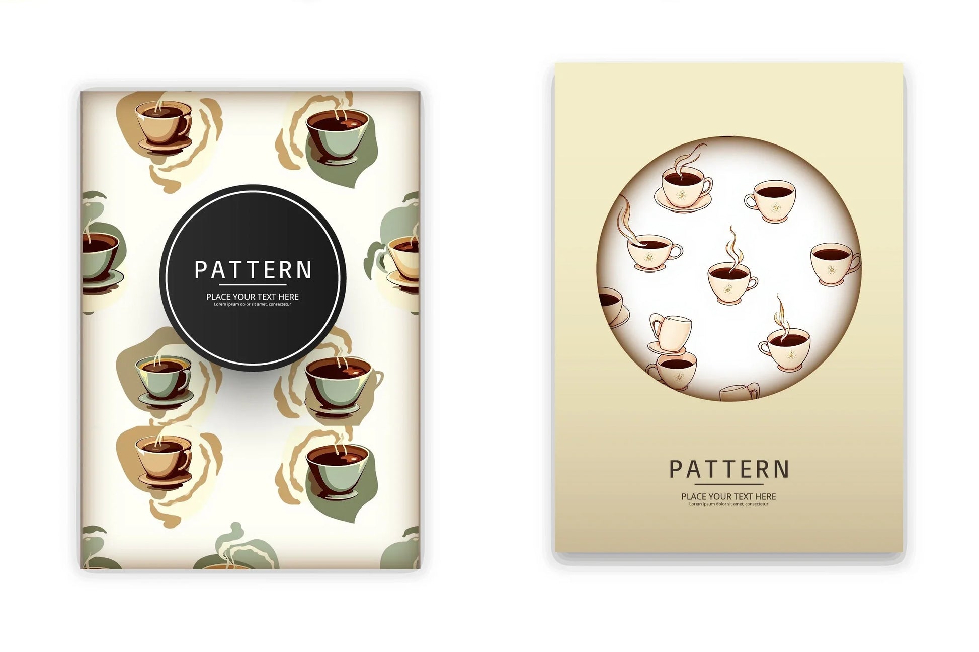 Coffee Cup Swirls Clipart Bundle - CraftNest - Digital Crafting and Art