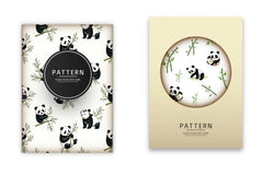 Cute Bamboo Munching Pattern Clipart Bundle - CraftNest - Digital Crafting and Art