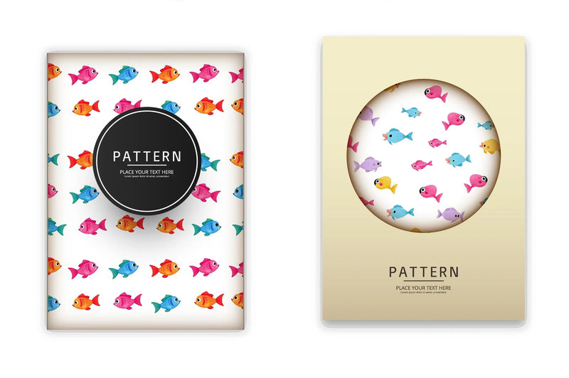 Cartoon Fish Pattern Clipart Bundle - CraftNest - Digital Crafting and Art