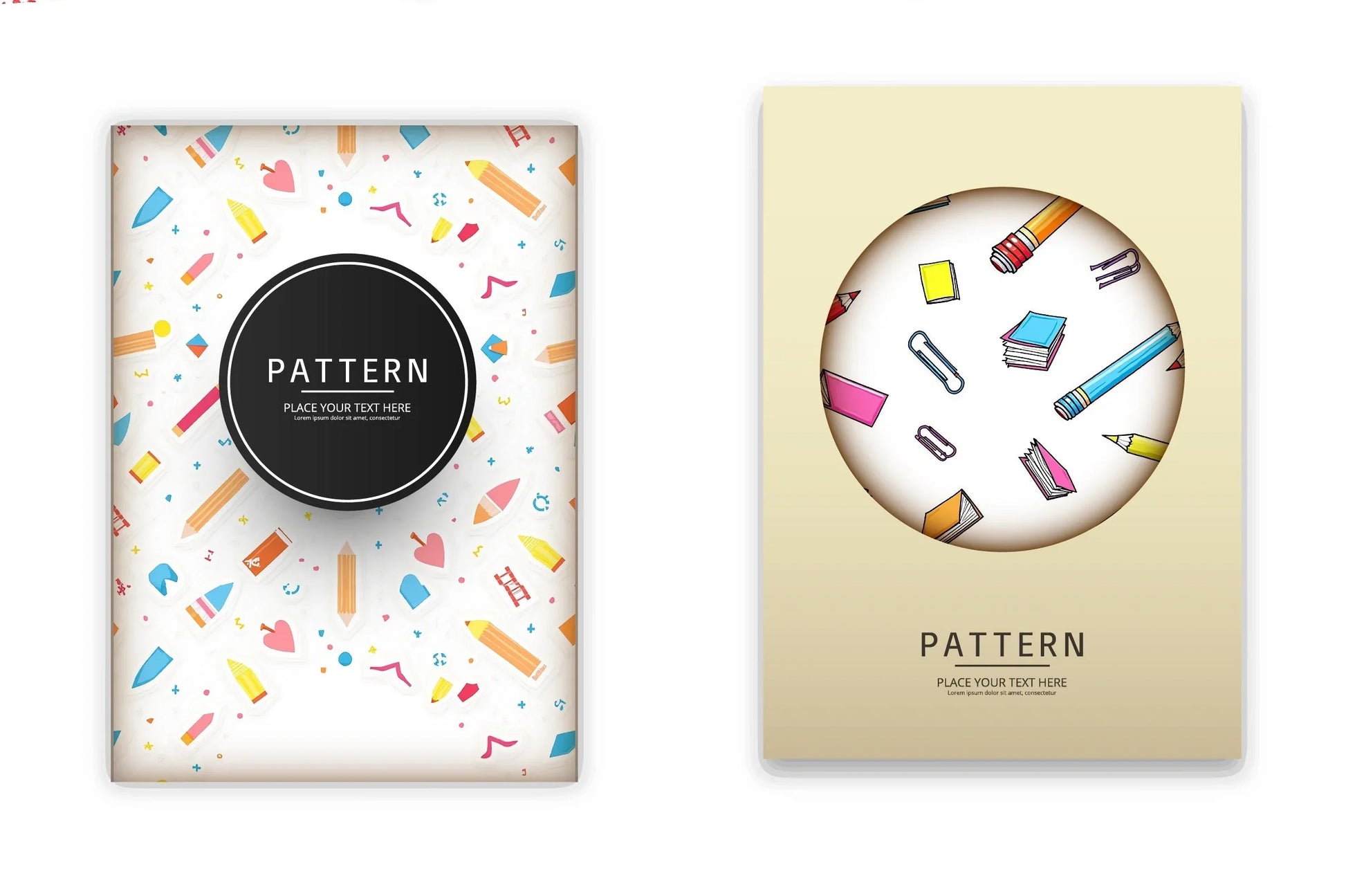 Minimalist Stationery Pattern Bundle - CraftNest - Digital Crafting and Art