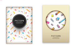 Minimalist Stationery Pattern Bundle - CraftNest - Digital Crafting and Art