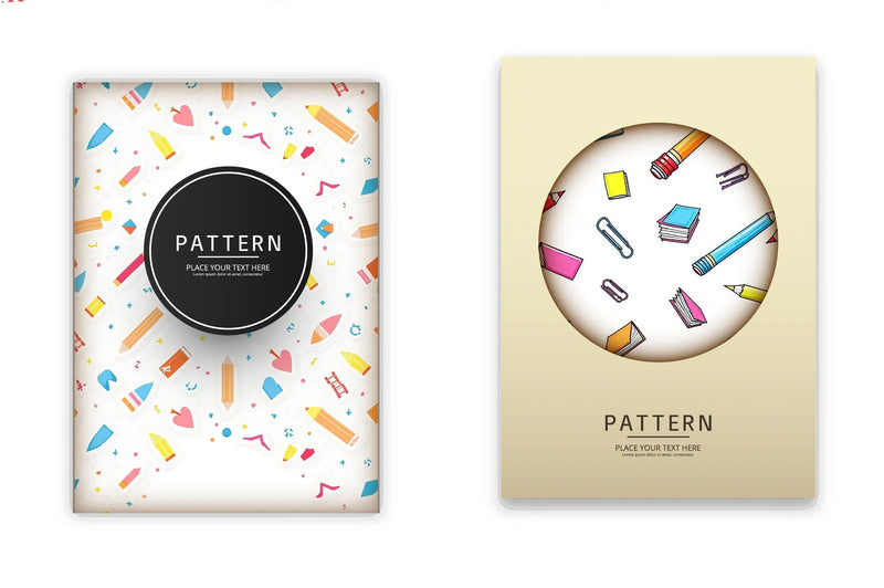 Minimalist Stationery Pattern Bundle - CraftNest - Digital Crafting and Art
