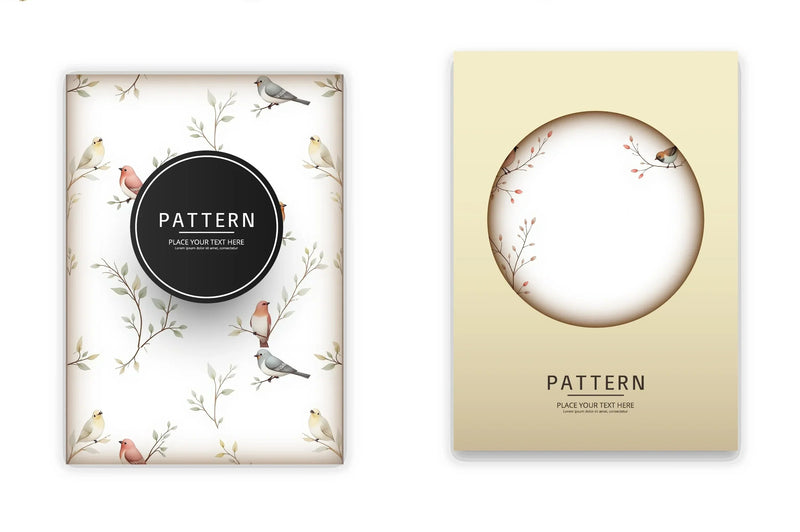 Delicate Bird Pattern Clipart Bundle - CraftNest - Digital Crafting and Art