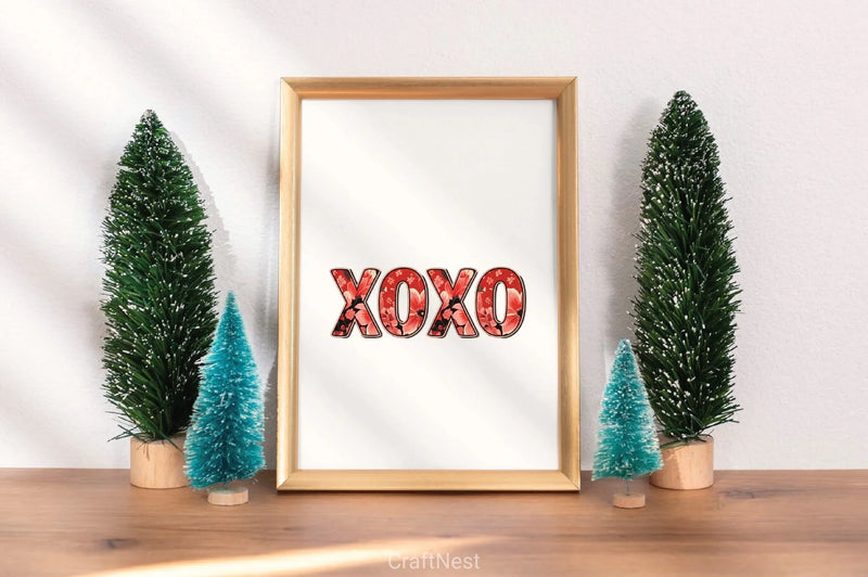 Xoxo Retro Valentine Clipart Bundle - CraftNest - Digital Crafting and Art