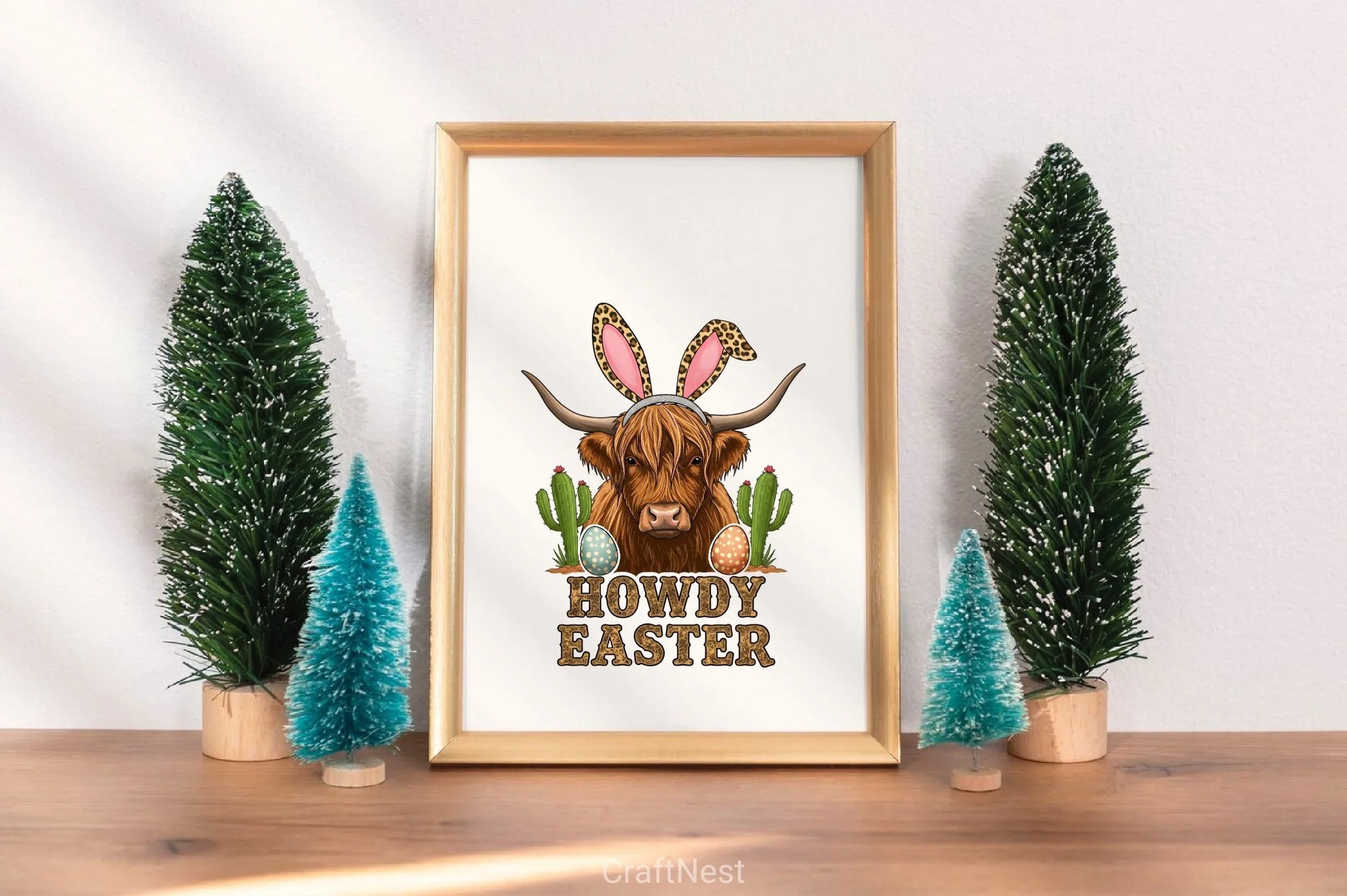 Howdy Easter Western Clipart Bundle - CraftNest - Digital Crafting and Art