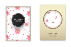 Cherry Blossom Pattern Digital Paper - CraftNest - Digital Crafting and Art