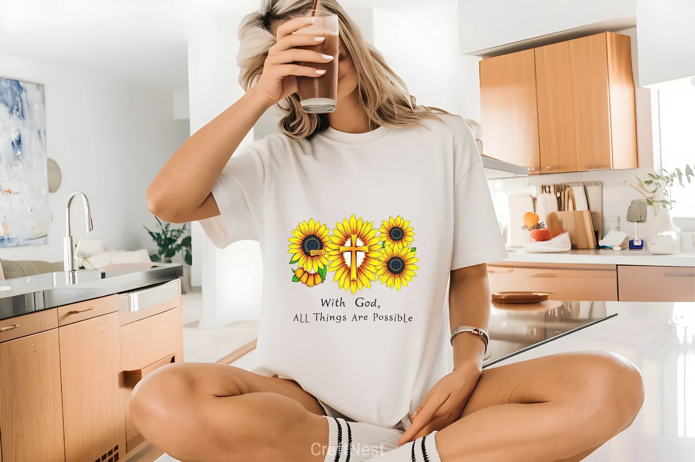 Sunflower Christian Clipart Bundle - CraftNest - Digital Crafting and Art