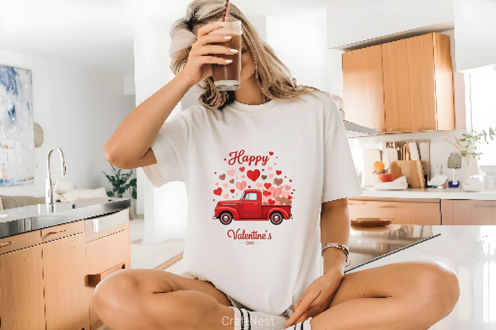 Valentine's Day Truck Hearts Clipart Bundle 5 - CraftNest - Digital Crafting and Art