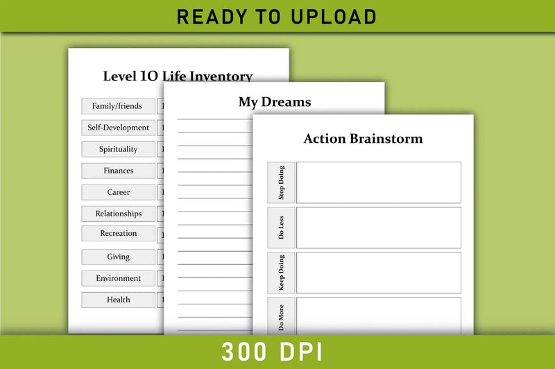 Manifestation Dream Life Planner Bundle - CraftNest - Digital Crafting and Art