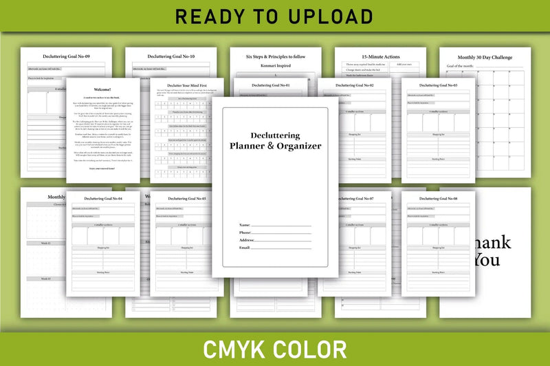 Decluttering Planner Organizer Bundle - CraftNest - Digital Crafting and Art