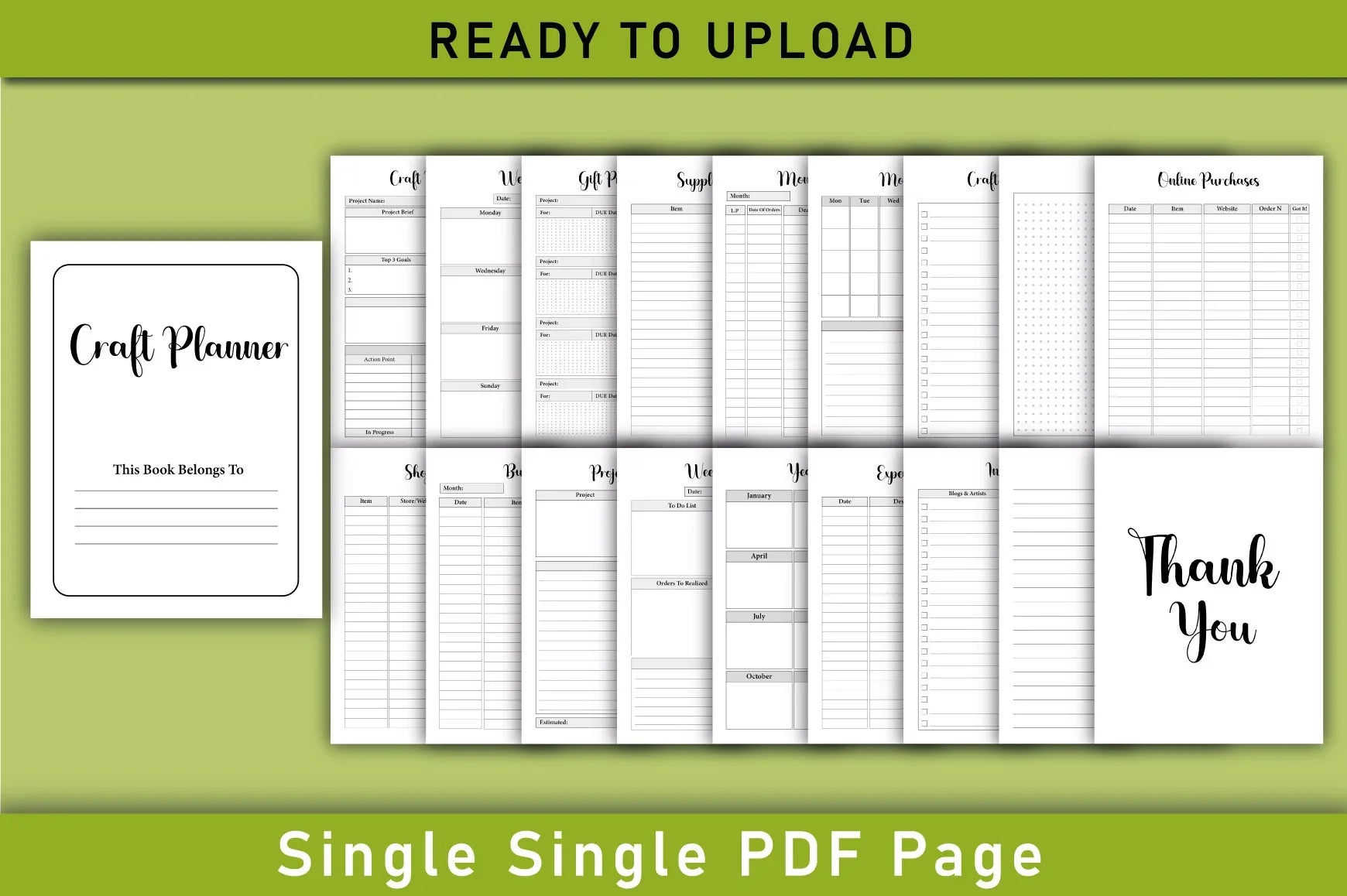 Craft Planner - CraftNest - Digital Crafting and Art