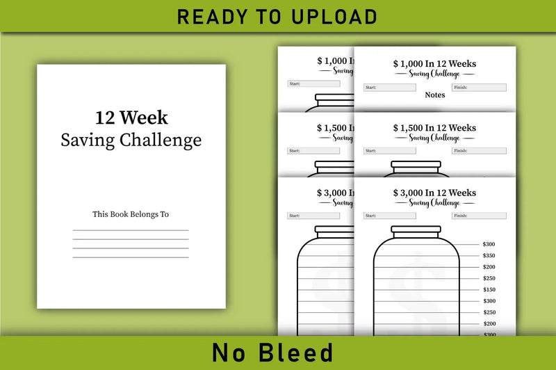 Weekly Savings Challenge Planner - Printable - CraftNest - Digital Crafting and Art