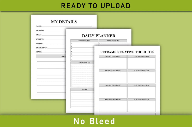 Depression and Anxiety Therapy Planner - CraftNest - Digital Crafting and Art