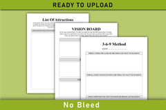 Manifestation Planner  Bundle - CraftNest - Digital Crafting and Art