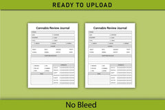 Cannabis Review Planner - CraftNest - Digital Crafting and Art