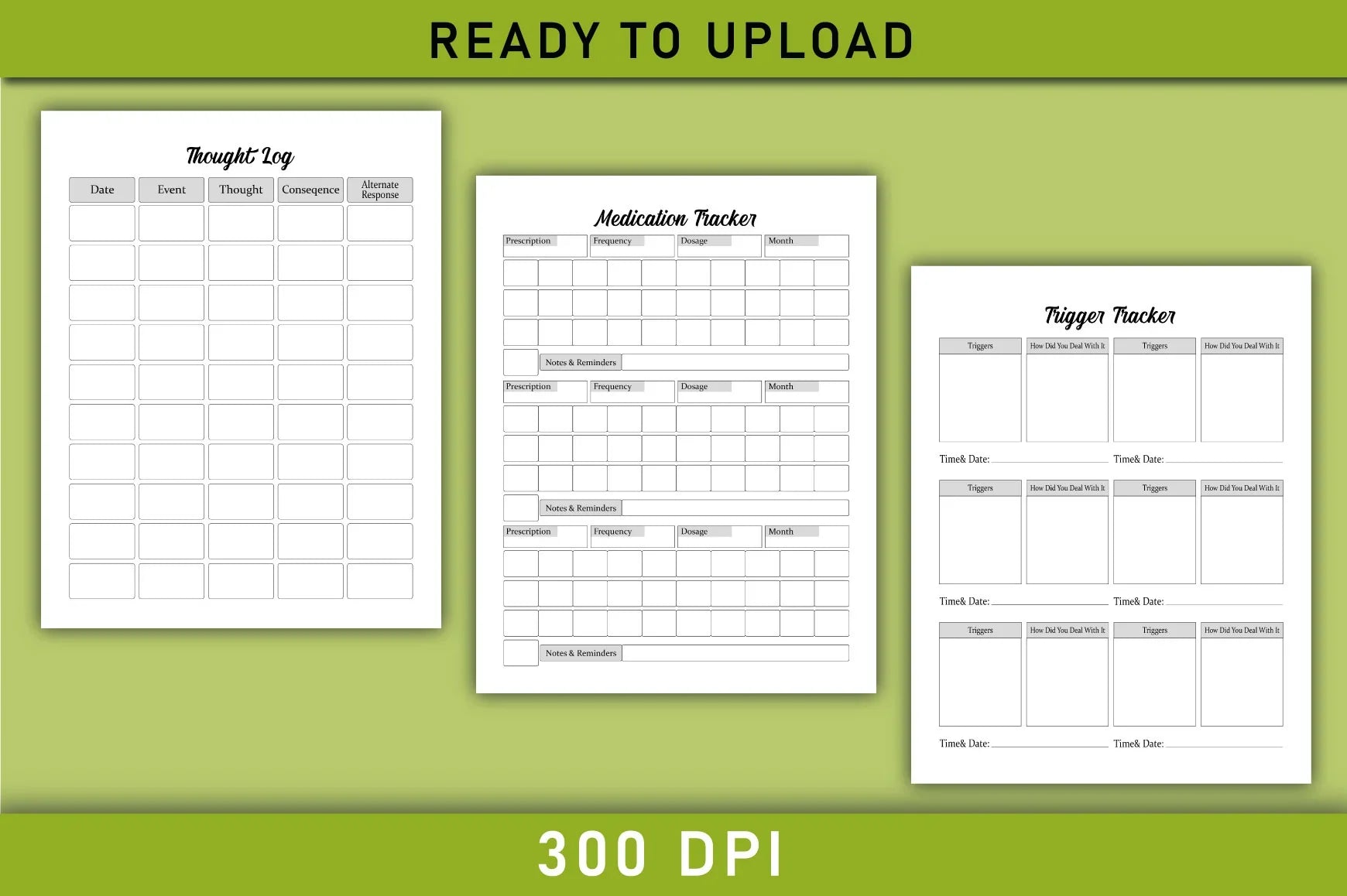 Mental Health Planner Bundle - CraftNest - Digital Crafting and Art