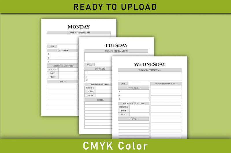 Anti Anxiety Planner - Printable Planner - CraftNest - Digital Crafting and Art