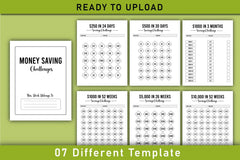 Money Saving Challenges Planner - CraftNest - Digital Crafting and Art