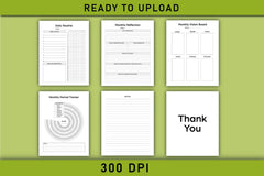 Self Care & Gratitude Planner for Women - Printable Planner - CraftNest - Digital Crafting and Art