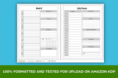 ADHD Daily Weekly Planner - CraftNest - Digital Crafting and Art