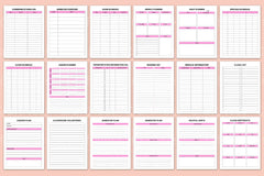 Teacher Lesson Planner Organizer - CraftNest - Digital Crafting and Art