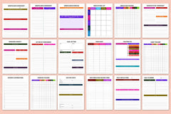 Mental Health Planner for Improved Well-being - CraftNest - Digital Crafting and Art