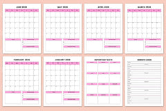 Teacher Lesson Planner Organizer - CraftNest - Digital Crafting and Art