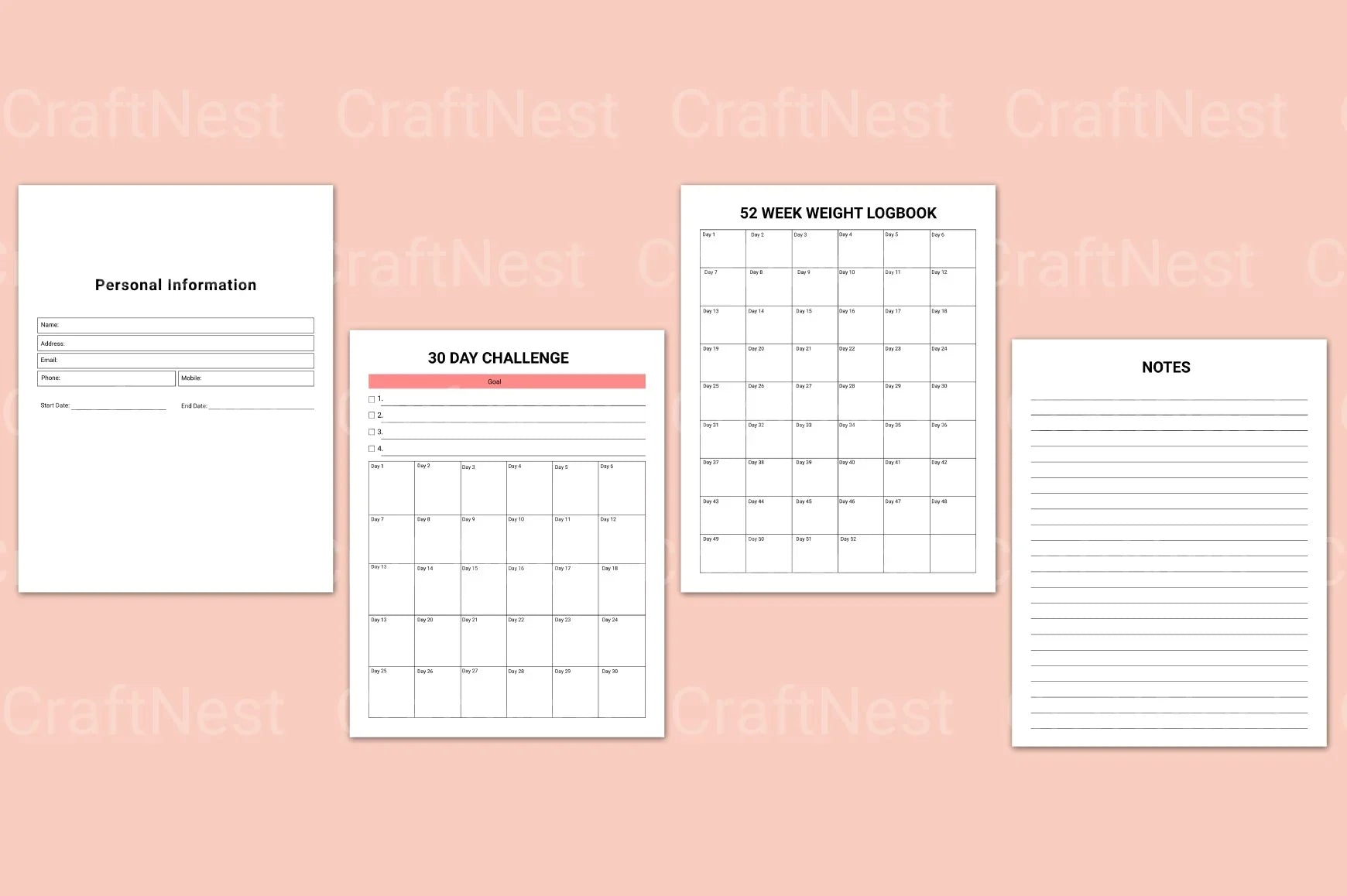 Health and Fitness Guide - CraftNest - Digital Crafting and Art