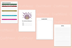 Mental Health Planner for Improved Well-being - CraftNest - Digital Crafting and Art