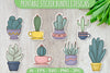 Cactus Planner Cute Sticker SVG Bundle