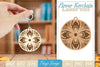 Flower Mandala Keychain SVG Bundle