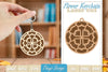 Flower Mandala Keychain SVG Bundle