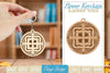Flower Mandala Keychain SVG Bundle