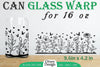 Blooming Wildflowers Can Glass 16 OZ SVG Bundle