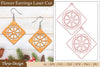 Lasercut Flower Earrings SVG Bundle