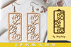 Flower Earring Laser Cut SVG Bundle