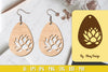 Flower Earring Laser Cut SVG Bundle