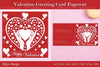 Valentine Greeting Card Cut SVG