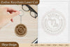 Zodiac Keychain SVG Bundle Collection