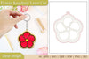 Flower Keychain SVG Bundle