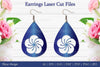 Laser Cut Flower Earrings SVG Bundle