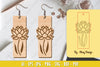 Flower Earring Laser Cut SVG Bundle