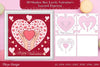 Shadow Box Happy Valentine Layered Papercut SVG