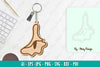 Flower Keychain SVG Bundle