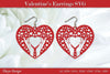 Valentine Earrings SVG Bundle