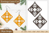 Earrings Mandala Lasercut SVG Bundle