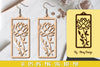 Flower Earring Laser Cut SVG Bundle